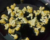 A picture of step 2 of Dahi Samosa Chaat.