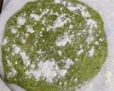 A picture of step 2 of Hariyali Lachha Paratha.