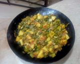 A picture of step 23 of Tawa Bhindi.