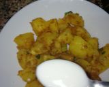 A picture of step 6 of Aloo masala chaat.