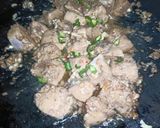 A picture of step 4 of Tawa Kaleji.