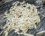 A picture of step 6 of Fresh Noodles with Ragu sauce.