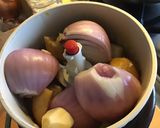 Une image de l'étape 1 de Mijoté de céleri rave courgette tomates pommes de terre et citron confit.