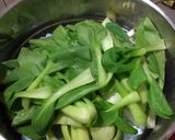 Hình bước làm 3 của món Cá lóc hấp rau