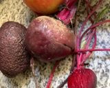 Une image de l'étape 1 de Smoothie betteraves 🍎en 🐞habits 🌻d’été 🥑🍹.
