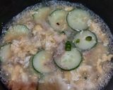 Foto langkah ke 2 dari resep Nasi Siram Timun Telur.
