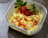 Gambar langkah 4 resipi Salad Telur.
