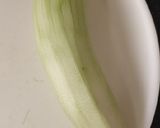 A picture of step 1 of Lauki raita.