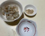 青紅椒炒嫩豆腐雞蛋蝦仁的食譜步驟3照片