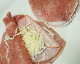 Foto del paso 4 de la receta: Puré con tropezónes y cinta de lomo rellena