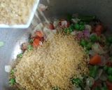 A picture of step 8 of Broken Wheat - Dalia -Veggies Khichadi.