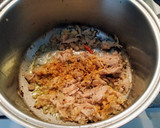 Foto del paso 2 de la receta: Arroz caldoso con pollo, espinacas y especias