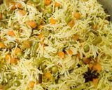A picture of step 5 of Mix Veggies Pulao.