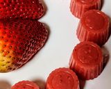 Foto del paso 5 de la receta: Gominolas de frutilla con agar-agar 🍓 Mini gelatinas de fresa aptas vegetarianos y veganos