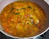 A picture of step 5 of Sprouts pulao.