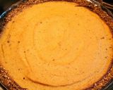 A picture of step 7 of Healthiest Pumpkin pie (sugar free, gluten free, dairy free).