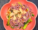 Hình bước làm 5 của món Bún trộn ức gà eat clean