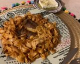 A picture of step 12 of Venison with Pasta in the Oven!!!.