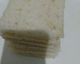 A picture of step 1 of #Pinwheel roll sandwich#wraps.