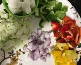 A picture of step 1 of Stir Fry Veggies.