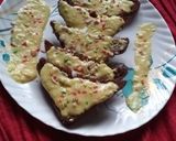 A picture of step 3 of Shahi Tukda with Rabri.