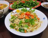 Hình bước làm 5 của món Nộm măng tươi