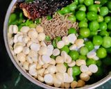 A picture of step 2 of Green Peas, Sabudana Balls (no,onion garlic).