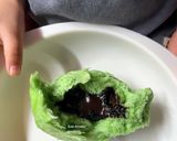 Foto langkah ke 8 dari resep Roti Kukus Pandan (isi cokelat) ✨.