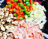Hình bước làm 1 của món Pizza Bánh Mì Thập Cẩm🥪
