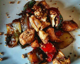 Foto del paso 4 de la receta: Wok de pollo y vegetales con garrapiñada