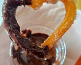 A picture of step 8 of Heart-Shaped Eggless Churros.