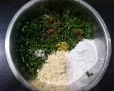 Palak spinach pakoda recipe step 1 photo