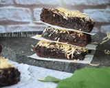 Foto langkah ke 9 dari resep Brownies Coklat Moist No BP No Soda Kue.