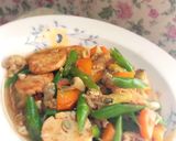 Foto langkah ke 6 dari resep Tumis buncis egg tofu.