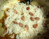 A picture of step 5 of Jackfruit Pulao.