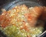 A picture of step 3 of Sago Halwa.
