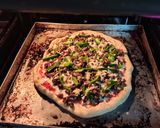 A picture of step 6 of Tasty budget friendly pizza😝.
