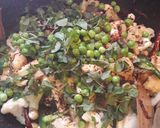 A picture of step 4 of Pineapple biryani very authentic flavor.