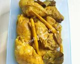 Foto langkah ke 6 dari resep Ayam Ungkep Bumbu Kuning Santan.