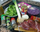 Foto del paso 1 de la receta: Garbanzos con verdura y pavo