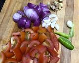 A picture of step 2 of Rajma Masala.