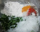 A picture of step 1 of Methi Bajra Paratha.