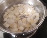 A picture of step 2 of Chatpati Kachi Keri Chuski.