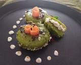 Paneer Stuffed Spinach Dhokla Cake recipe step 9 photo