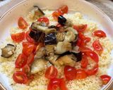 Foto del paso 2 de la receta Cuscús con berenjena, queso feta y pesto