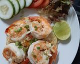 รูปขั้นตอนการทำที่ 2 ของ "ข้าวผัดกุ้งหอมเนยฉบับง่ายๆ"🦐🍚 Easy Butter Shrimp Fried Rice