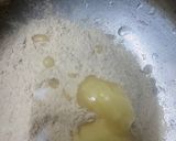 A picture of step 2 of Rajgara poori.