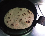 A picture of step 2 of Celery chapati.