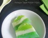 Cara Membuat Pudding Kelapa Tape Ketan Hijau 6