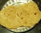 A picture of step 1 of Crispy chatpata Leftover Rori Chaat.